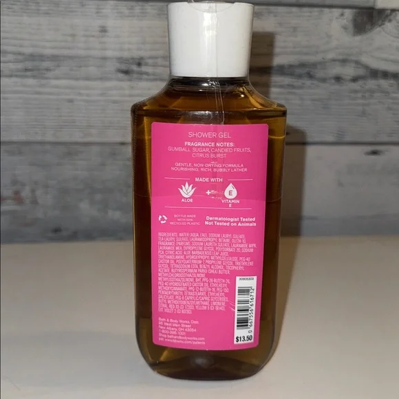 Bath & Body Works Bubble Gum Pop Shower Gel - New Sealed - Picture 2 of 3